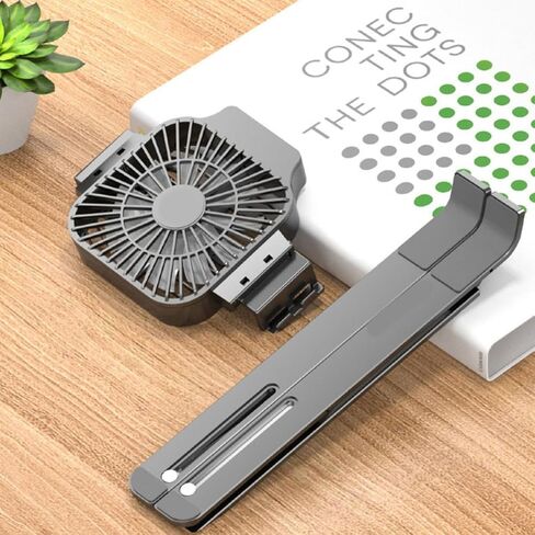 Aluminum Alloy Laptop Cooling Fan Stand with USB Cable Adjustable Foldable in Kuwait
