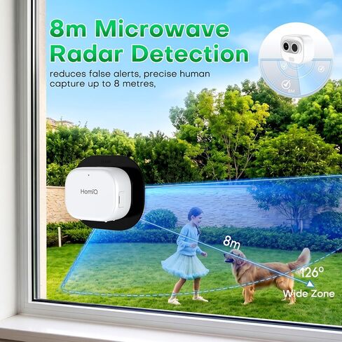 Solar Window Security Camera, Indoor Cam with Rechargeable Battery in Kuwait