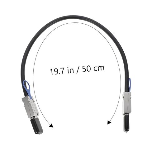 Mini Sas SFF-8088 Cable 26 Pin Copper Black High-Speed Data Transmission in Kuwait