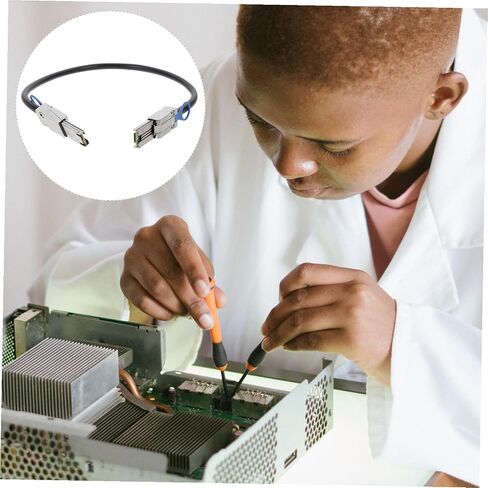 Mini Sas SFF-8088 Cable 26 Pin Copper Black High-Speed Data Transmission in Kuwait