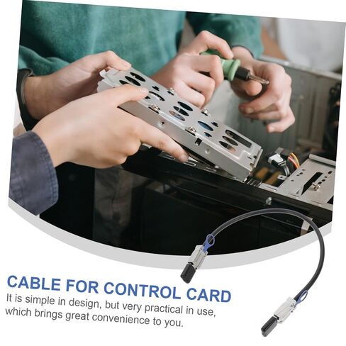 Mini Sas SFF-8088 Cable 26 Pin Copper Black High-Speed Data Transmission in Kuwait