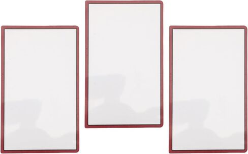 3Pcs Top Screen Frame Lens Cover Resin Smoother Touch for New 3DS XL Red in Kuwait