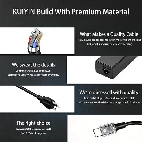Universal Chromebook 45W USB Type C Laptop Charger in Kuwait