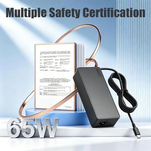 65W USB C Power Cord Compatible with HP Omnibook Charger 5 7 X Flip AI PC in Kuwait