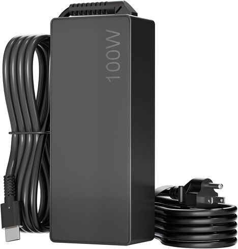 Universal 100W USB-C Laptop Charger Compatible with Lenovo, Acer, HP, Dell, MacBook, ASUS, Samsung, Google and More Type-C Computers, PD 3.0 Fast Charging Power Cord AC Adapter in Kuwait