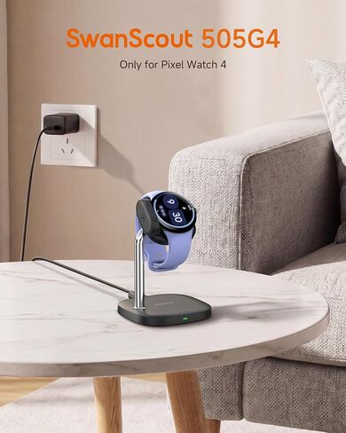SwanScout Charger Stand for Google Pixel Watch 5/Pixel Watch 4 (41mm/45mm) in Kuwait
