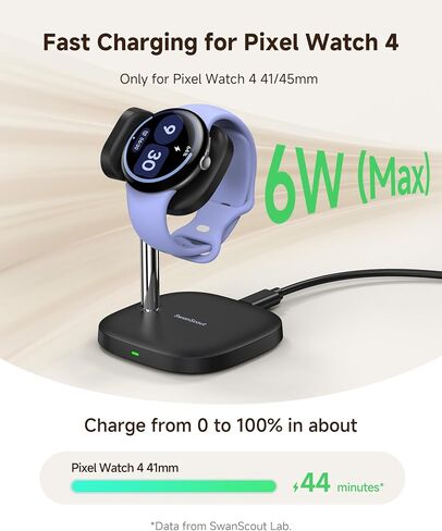 SwanScout Charger Stand for Google Pixel Watch 5/Pixel Watch 4 (41mm/45mm) in Kuwait