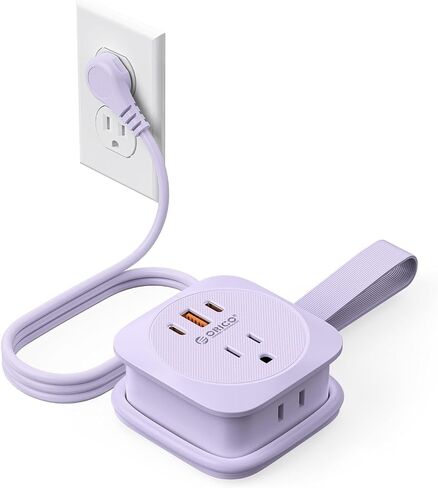 ORICO Travel Power Strip with PD 20W Fast Charging USB Ports in Kuwait