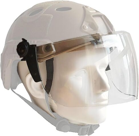 Tactical Clear Face Shield Visor for Airsoft MICH Fast Helmet in Kuwait