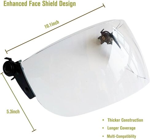 Tactical Clear Face Shield Visor for Airsoft MICH Fast Helmet in Kuwait