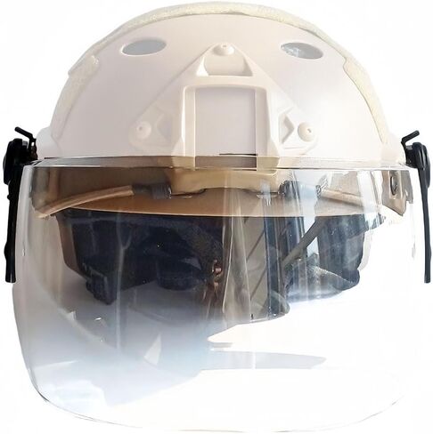 Tactical Clear Face Shield Visor for Airsoft MICH Fast Helmet in Kuwait