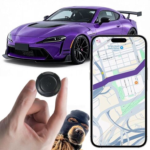 GPS Tracker for Vehicles,Car GPS Tracker Portable Real Time Magnetic GPS Tracking Device, Full Global Coverage Location Tracker for Car,kids,dogs,Trucks/Person. No Subscription Required/No Monthly Fee in Kuwait