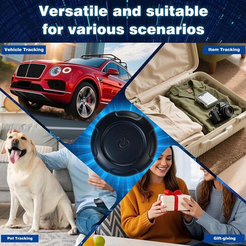 GPS Tracker for Vehicles,Car GPS Tracker Portable Real Time Magnetic GPS Tracking Device, Full Global Coverage Location Tracker for Car,kids,dogs,Trucks/Person. No Subscription Required/No Monthly Fee in Kuwait