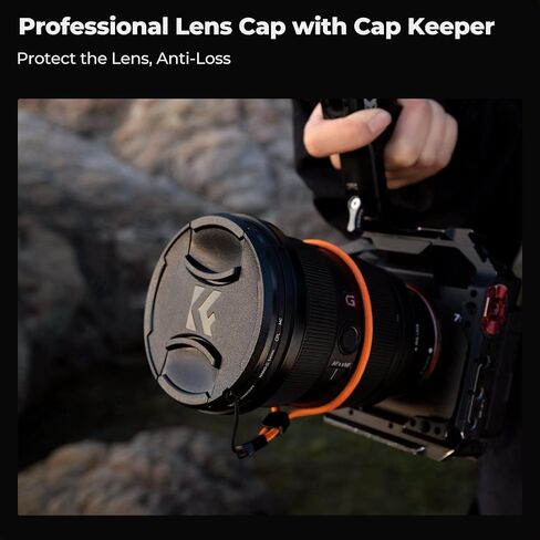 K&F Concept 55mm Circular Polarizer Lens Filter with Filter Cap Ultra Slim in Kuwait