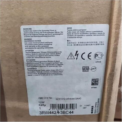 SMOCONE Expedited 3RW4424-3BC44 New in Original Packing 3RW44243BC44 for Shipping in Kuwait