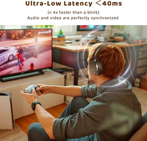 Holdsound Wireless Headphones for TV with Extension Transmitter in Kuwait