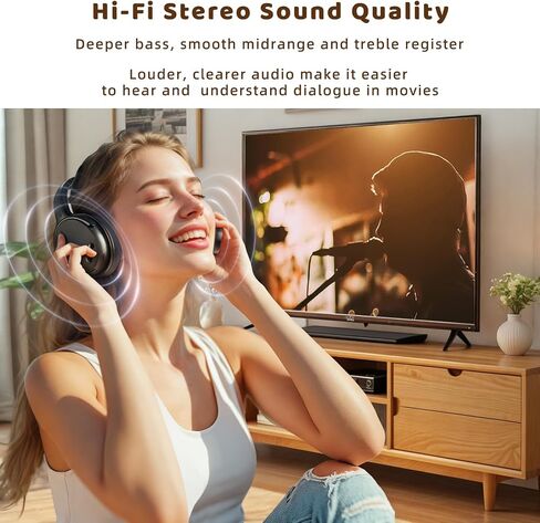 Holdsound Wireless Headphones for TV with Extension Transmitter in Kuwait