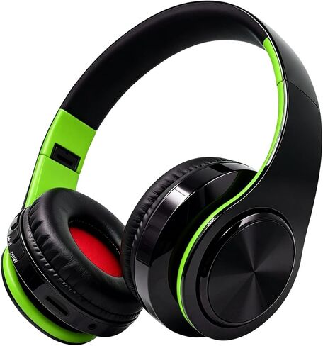 RAT TAIL Bluetooth Headphones Over Ear Wireless Stereo (White Blue) in Kuwait