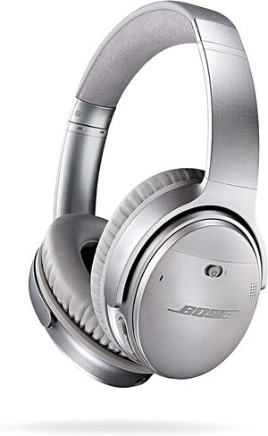 Bose QuietComfort 35 (Series I) Wireless Noise Cancelling Headphones - Silver (Renewed) in Kuwait