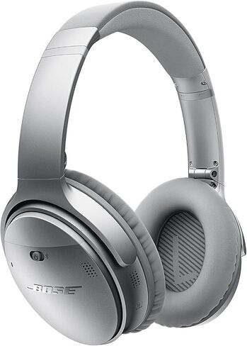 Bose QuietComfort 35 (Series I) Wireless Noise Cancelling Headphones - Silver (Renewed) in Kuwait