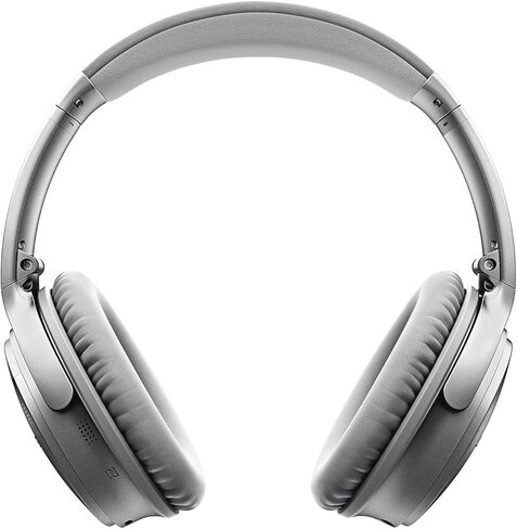 Bose QuietComfort 35 (Series I) Wireless Noise Cancelling Headphones - Silver (Renewed) in Kuwait