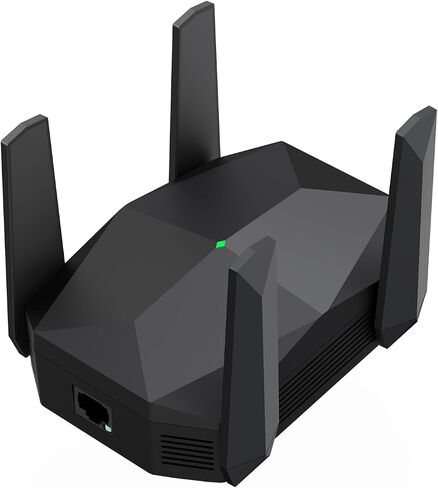 WiFi Extender, 2026 45X WiFi 6 Booster AX3000 (5.8/2.4GHz), 26639 sq.ft Long Range and 155+ Devices, WiFi Extender Signal Booster with Ethernet Port (Matte Black) in Kuwait