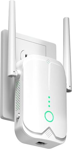 Jancane WiFi Extender Signal Booster Up to 10000sq.ft and 85+ Devices in Kuwait