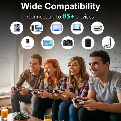 Jancane WiFi Extender Signal Booster Up to 10000sq.ft and 85+ Devices in Kuwait