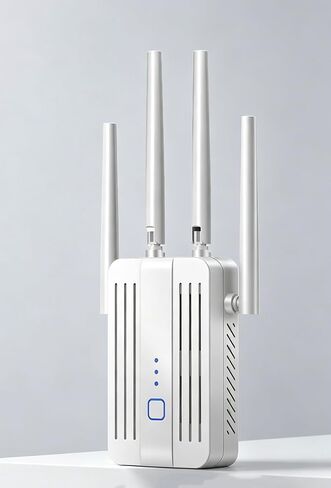 WiFi Extender Signal Booster for Home: 5G/2.4G Internet Repeater Long Range Covers Up to 108+ Devices and 12980 Sq.ft 1200M for Apartment Basement Office House, EU in Kuwait