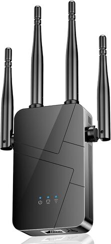 2026 WiFi Extender Signal Booster for Home, 15000sq.ft Wireless Internet Repeater, Long Range WiFi Booster and Signal Amplifier w/Ethernet Port, WiFi Router Extender Support 99% Devices, 1-Tap Setup in Kuwait
