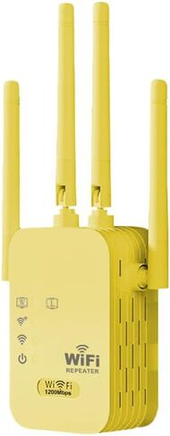 300Mbps WiFi Extender Repeater, 2.4GHz Wireless Range Extender, Internet Booster and Signal Amplifier with 4 High-Gain Antennas, Up to 3000 Sq.Ft Coverage for Home, Office and Router, EU Plug in Kuwait