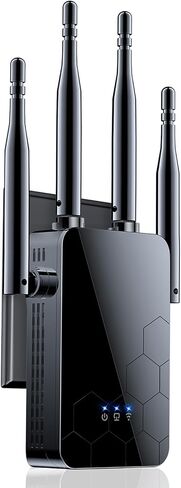 2026 WiFi Extender Internet Booster, 10000 Sq.ft Long Range Repeater Wireless Routers Amplifier, Mesh Wi-Fi 80% Faster | Broader Than Ever, Support More Network Devices at Home, 1-Tap Setup in Kuwait