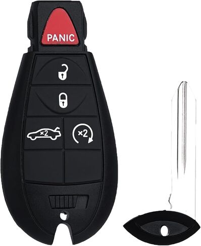 MechanMagic DIY Key Fob Replacement Kit Fits for Dodge Challenger 2008-2011 2012-2014 Charger Durango 2009-2013 Magnum Chrysler 300 2008-2010 Jeep Grand Cherokee Keyless Entry Remote Control IYZ-C01C in Kuwait