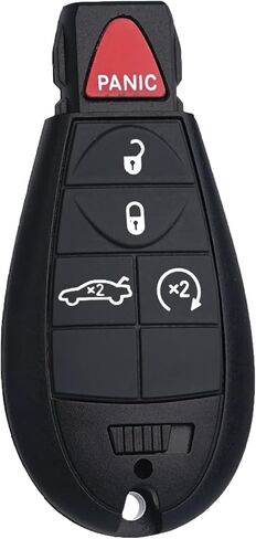 MechanMagic DIY Key Fob Replacement Kit Fits for Dodge Challenger 2008-2011 2012-2014 Charger Durango 2009-2013 Magnum Chrysler 300 2008-2010 Jeep Grand Cherokee Keyless Entry Remote Control IYZ-C01C in Kuwait