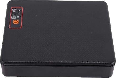 Aramox Mini UPS DC 16000mAh, Rechargeable Power Supply for Routers Security Cameras, 18W Output, Compact Design for Home and Office Use (US Plug) in Kuwait