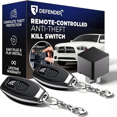 Defender Anti-Theft Intelligent Kill Switch Immobilizer for 2011-2023 Dodge Charger & 2015-2023 Dodge Challenger - Remote-Controlled Engine Disabler (2011-2023 Charger & 2015-2023 Challenger) in Kuwait