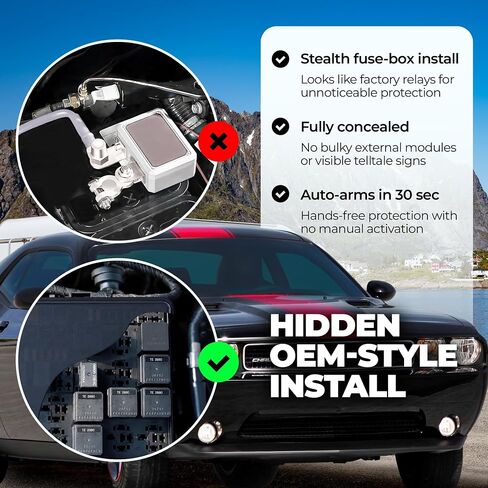 Defender Anti-Theft Intelligent Kill Switch Immobilizer for 2011-2023 Dodge Charger & 2015-2023 Dodge Challenger - Remote-Controlled Engine Disabler (2011-2023 Charger & 2015-2023 Challenger) in Kuwait