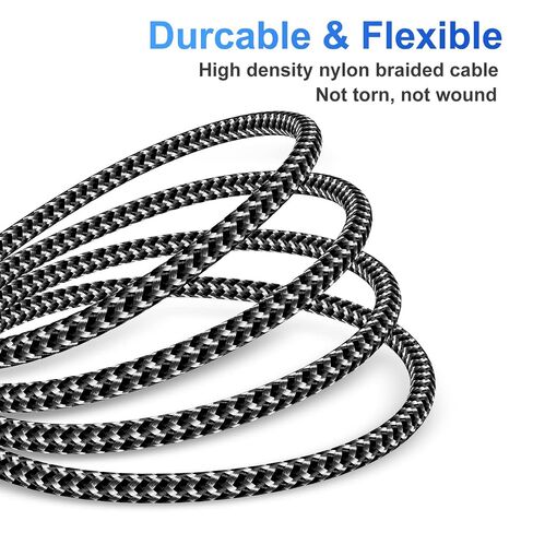 iPhone Charger 4Pack 10ft, [Apple MFi Certified] Lightning Cable 10 Foot Long iPhone Charger Cord Fast Charging Cable for iPhone 13 12 Pro Max Mini 11 Pro XS XR X 10 8 7 Plus 6s 6 SE 2020 iPad-Grey in Kuwait