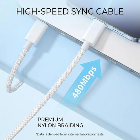 2.4A Fast Charging Cord Compatible with Phone 14 13 12 11 Pro X Xs Max Xr 8 Plus 7 6s Se 5c 5s UsbA Power Transfer Cable for Daily Digital Device Power Supply in Kuwait