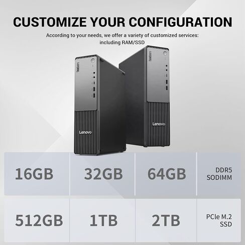 Lenovo ThinkCentre Neo 55q Ryzen 5 220 64GB + 2TB Business SFF Desktop in Kuwait