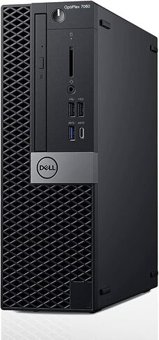 Dell Optiplex 7060 SFF Desktop Computer PC, Intel Core i5-8500T up to 3.5GHz, 8 GB DDR4, 256 GB SSD, Keyboard & Mouse, DisplayPorts, Small Form Factor Business Desktop, Windows 11 Pro (Renewed) | Windows 11 Pro Small Form Factor Business Desktop, 8GB RAM  in Kuwait