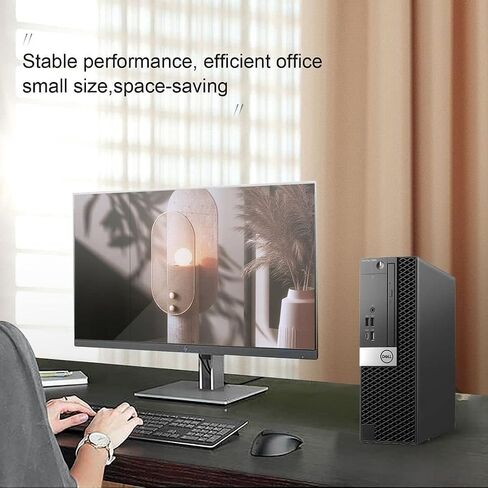 Dell Optiplex 7060 SFF Desktop Computer PC, Intel Core i5-8500T up to 3.5GHz, 8 GB DDR4, 256 GB SSD, Keyboard & Mouse, DisplayPorts, Small Form Factor Business Desktop, Windows 11 Pro (Renewed) | Windows 11 Pro Small Form Factor Business Desktop, 8GB RAM  in Kuwait
