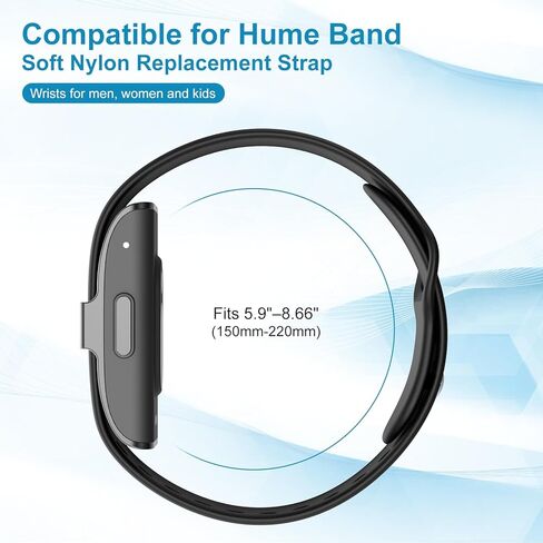 Compatible for Hume Band Replacement Strap,Waterproof & Sweat-Resistant in Kuwait