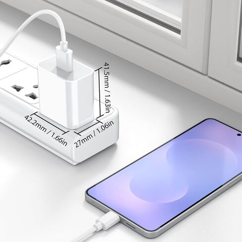 USB C Charger Block for Google Pixel 9a/9/10a/10 Pro XL,Fast Wall Charger Block with 6FT USB-C Charging Cable for Google Pixel 9a/9/10a/10 Pro XL in Kuwait