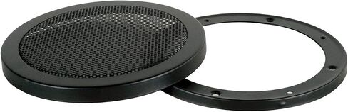 5-1/4-Inch Diameter 2-Pc Mesh Speaker Grill - Black in Kuwait