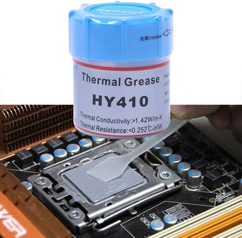 10g HY410-CN10 Thermal Grease CPU Chipset Cooling Compound Silicone 1.42W White in Kuwait