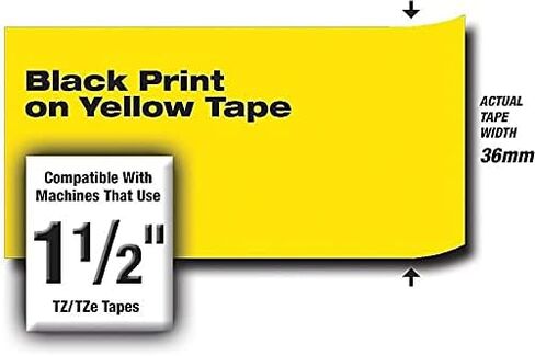 BRTTZE661 - Brother TZE-661 Black on Yellow Lettering Tape in Kuwait