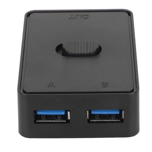 USB 3.0 Switch Bidirectional Selector – 2-in-1 Out 1-in-2 Out for 2 Computers Share Keyboard Mouse Printer Scanner, USB KVM Switch with LED Indicator in Kuwait