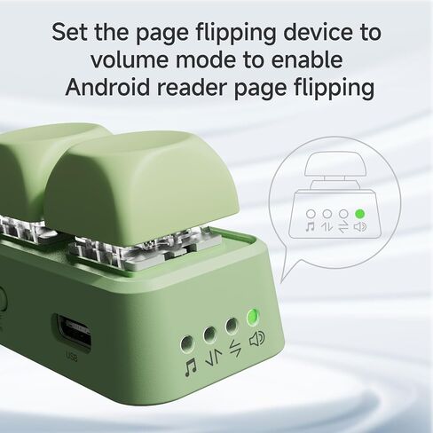 Free2 Bluetooth Page Flip with Built in Non Removable Lithium ion Battery (Free2 White, Android e-Book Reader Version) in Saudi Arabia