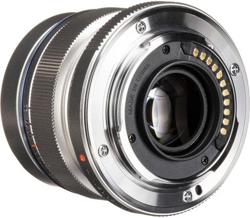 Olympus M.Zuiko Digital ED 12mm f/2 Lens Silver for Micro Four Thirds, 24mm Equivalent Wide Angle Prime Lens for Street Photography and Travel (Bundle) in Kuwait